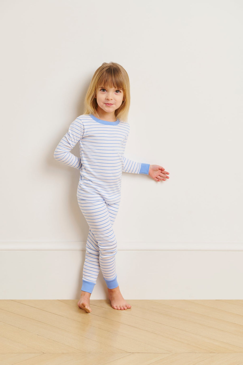 Kids Long-Long Set in Baltic Blue - Main Image 2