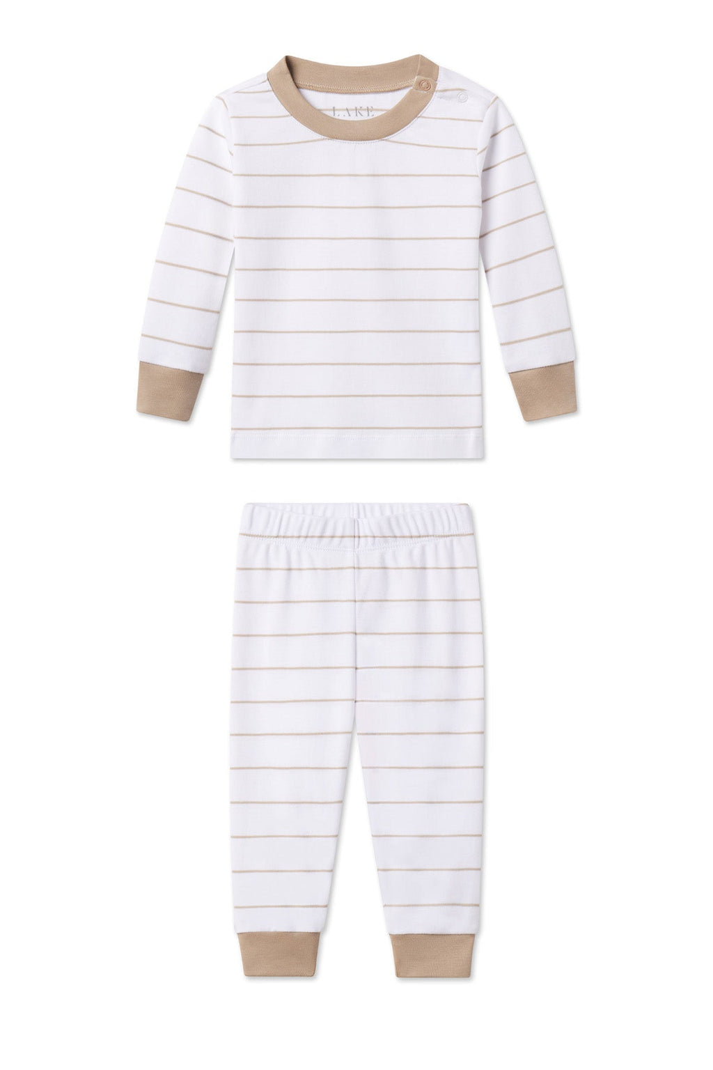 Baby Long-Long Set in Driftwood Stripe - Featured Image 0