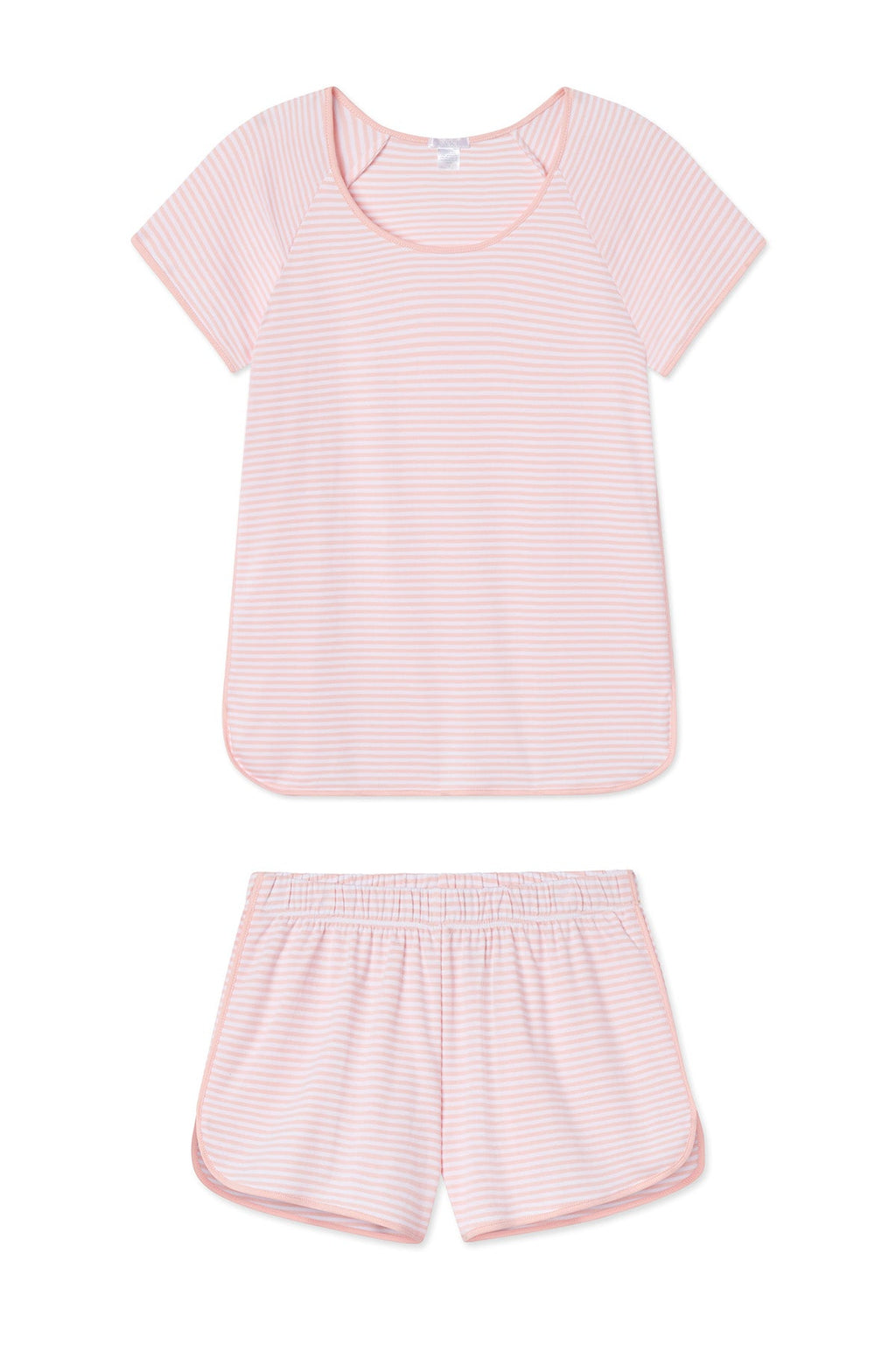Pima Shorts Set in English Rose Stripe - Featured Image 5