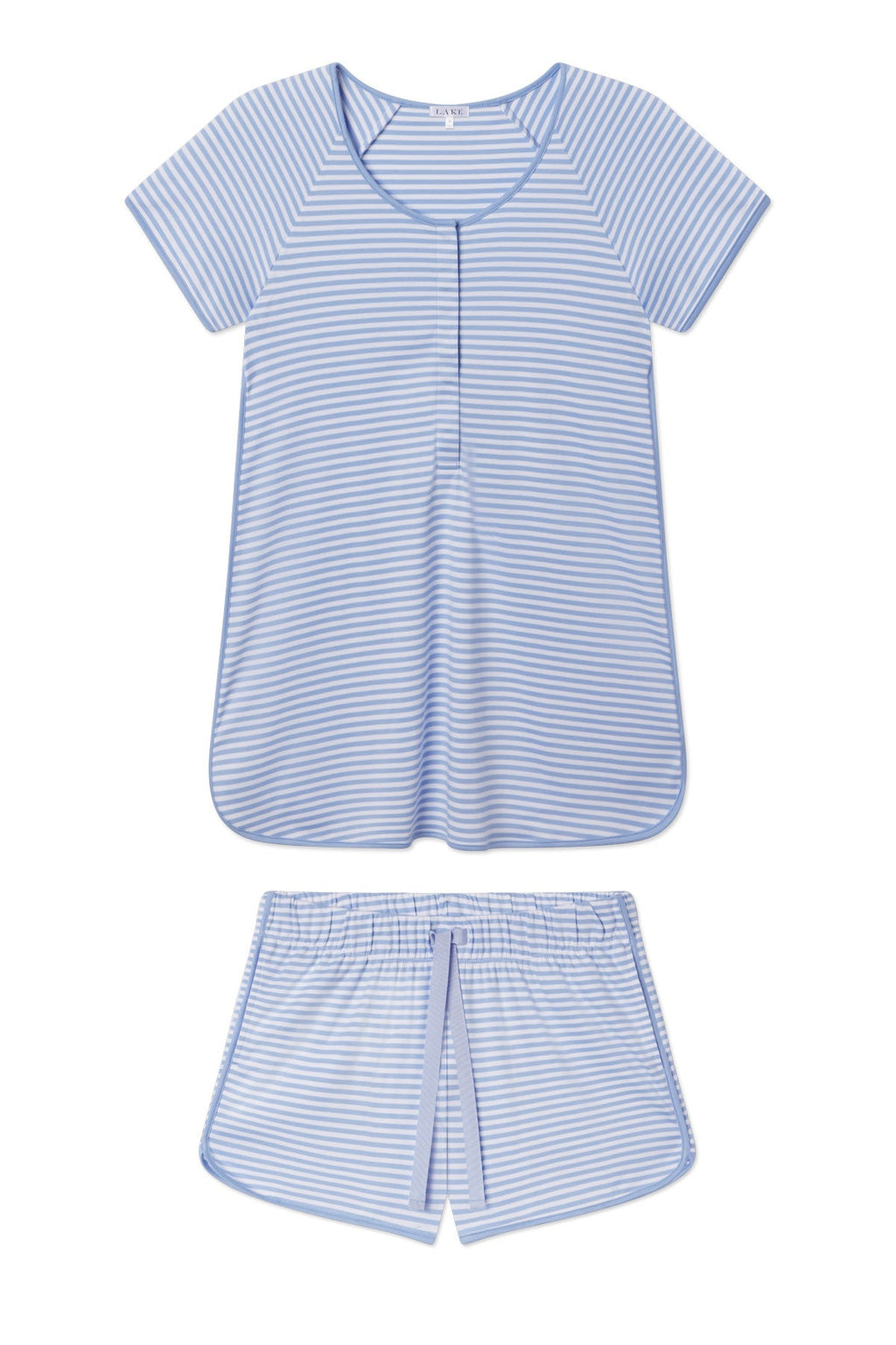 Pima Maternity Shorts Set in Hydrangea - Featured Image 4