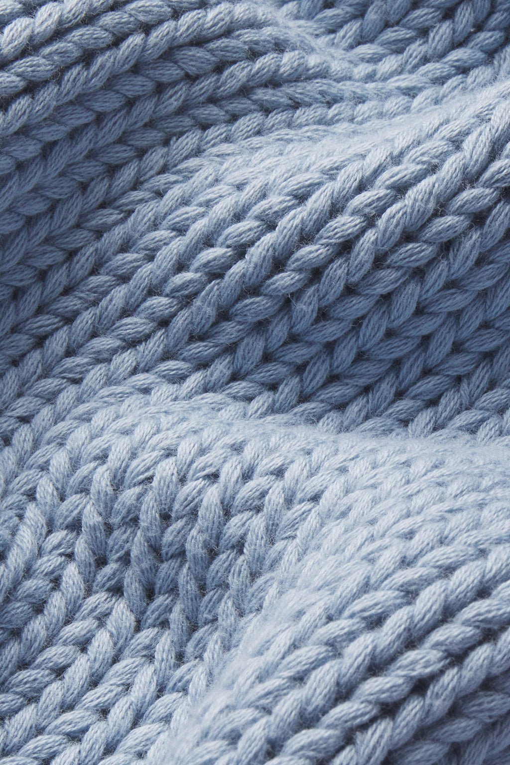 Jane Cotton Sweater in Dusty Blue - Main Image 3