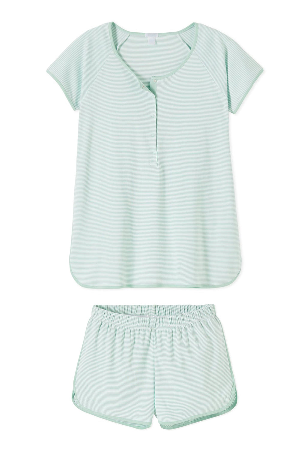 Pima Maternity Shorts Set in Parisian Green - Featured Image 4