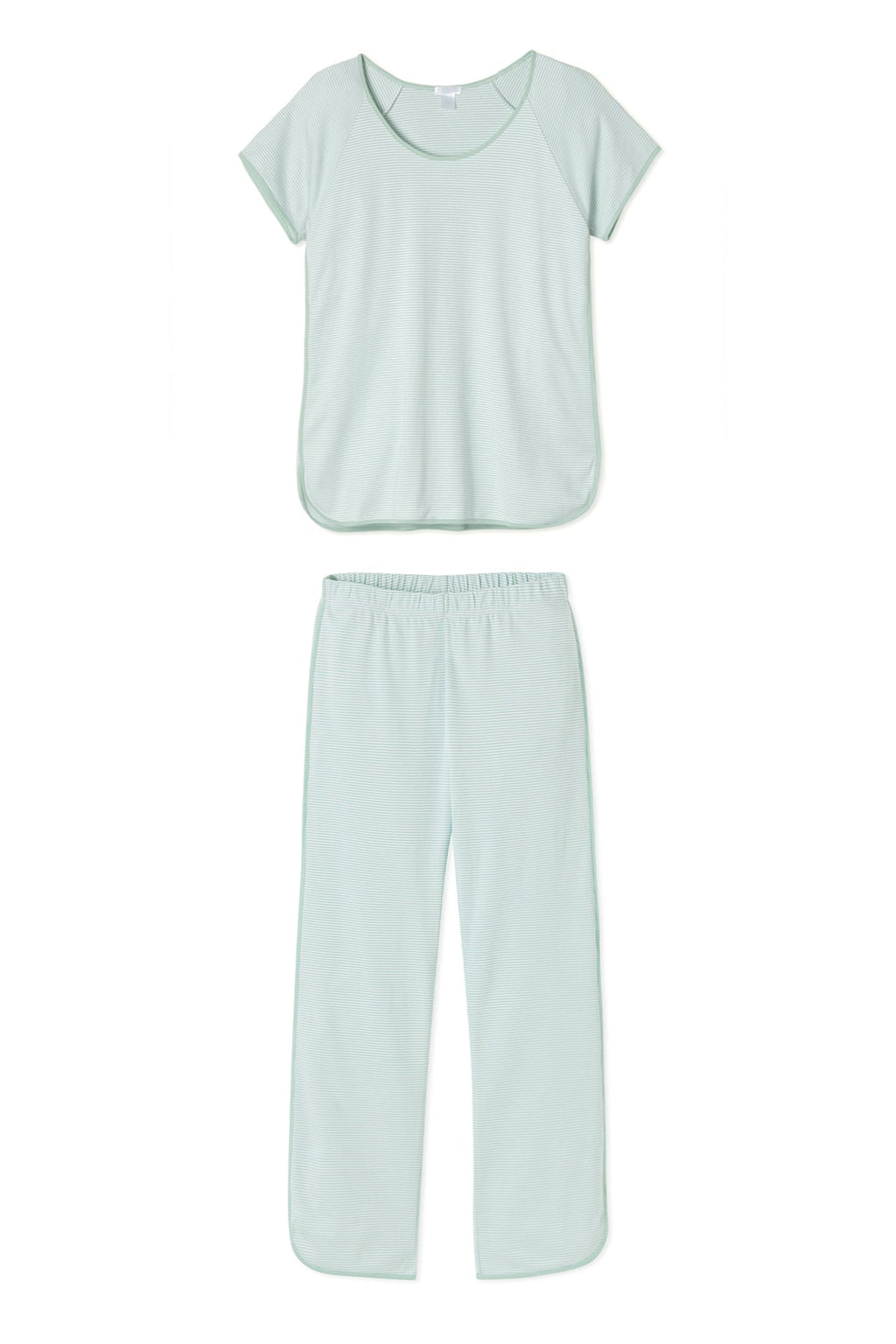 Pima Short-Long Set in Parisian Green - Featured Image 6