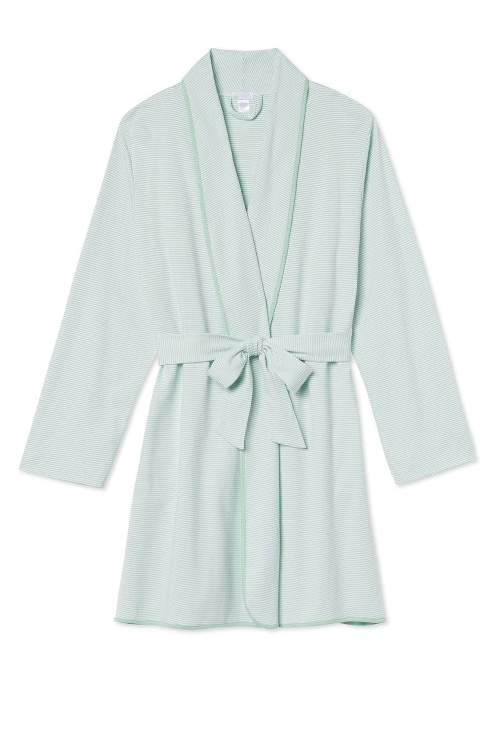 Pima Short Robe in Parisian Green - Featured Image 4