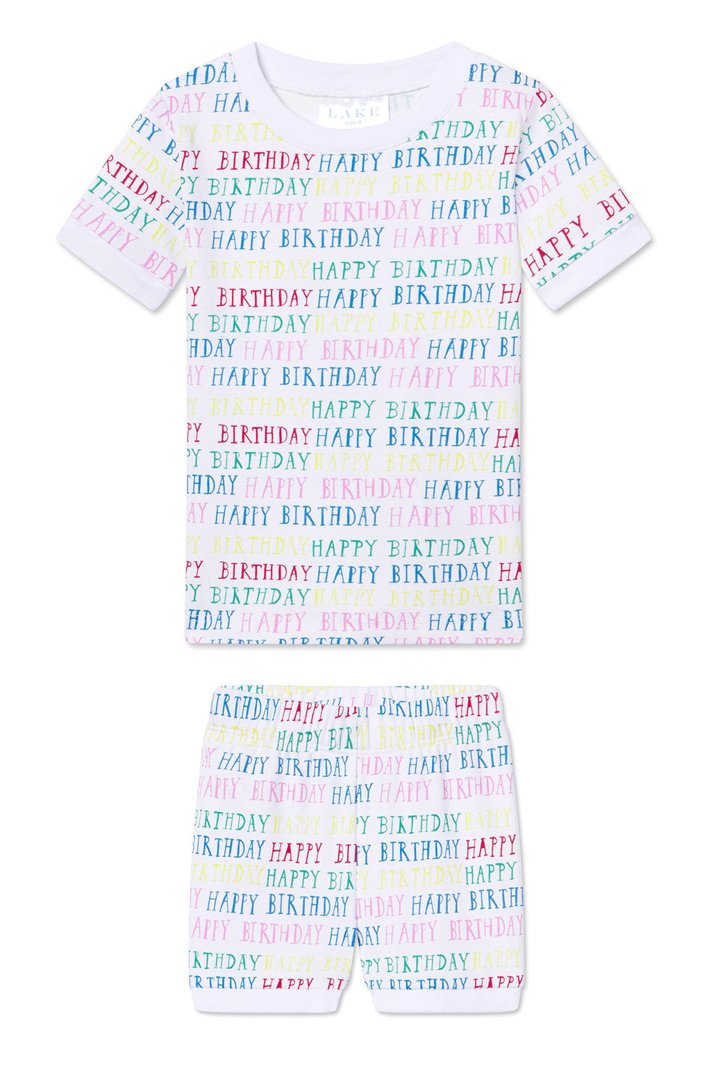 Kids Shorts Set in Happy Birthday - Featured Image 5