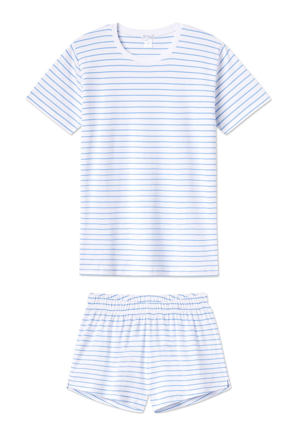 Pima Crew Shorts Set in Baltic Blue - Featured Image 4