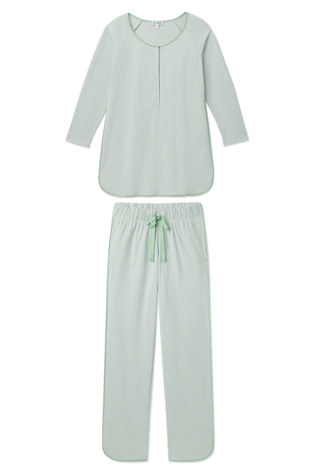 Pima Maternity Long-Long Set in Parisian Green - Featured Image 4