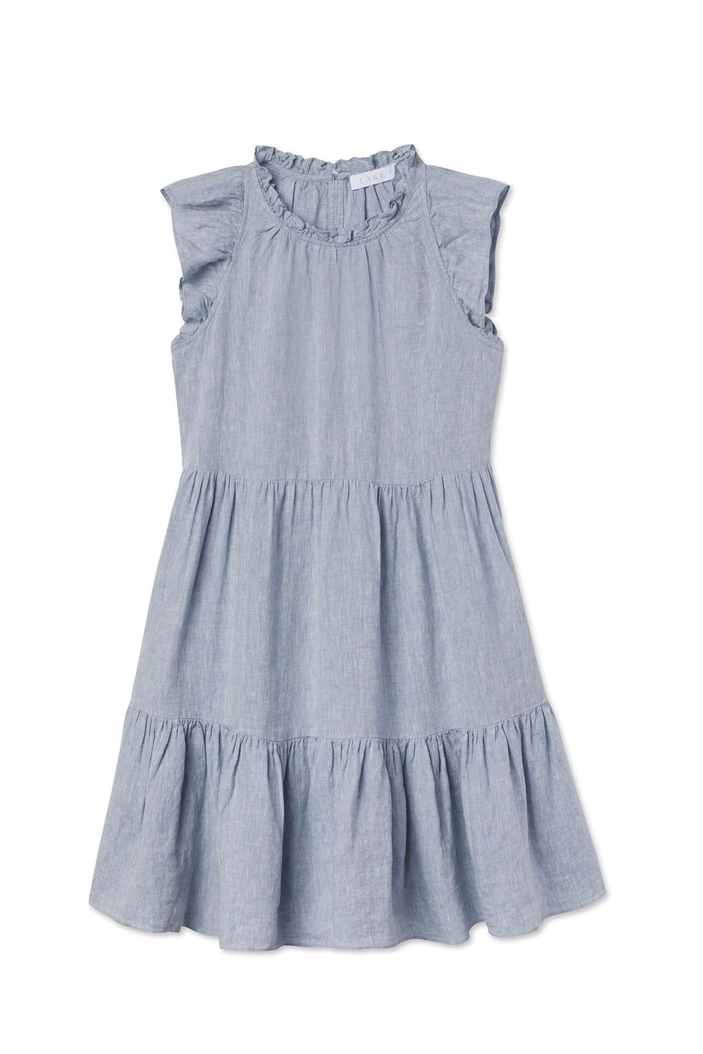 Helen Dress in Blue Linen - Featured Image 6