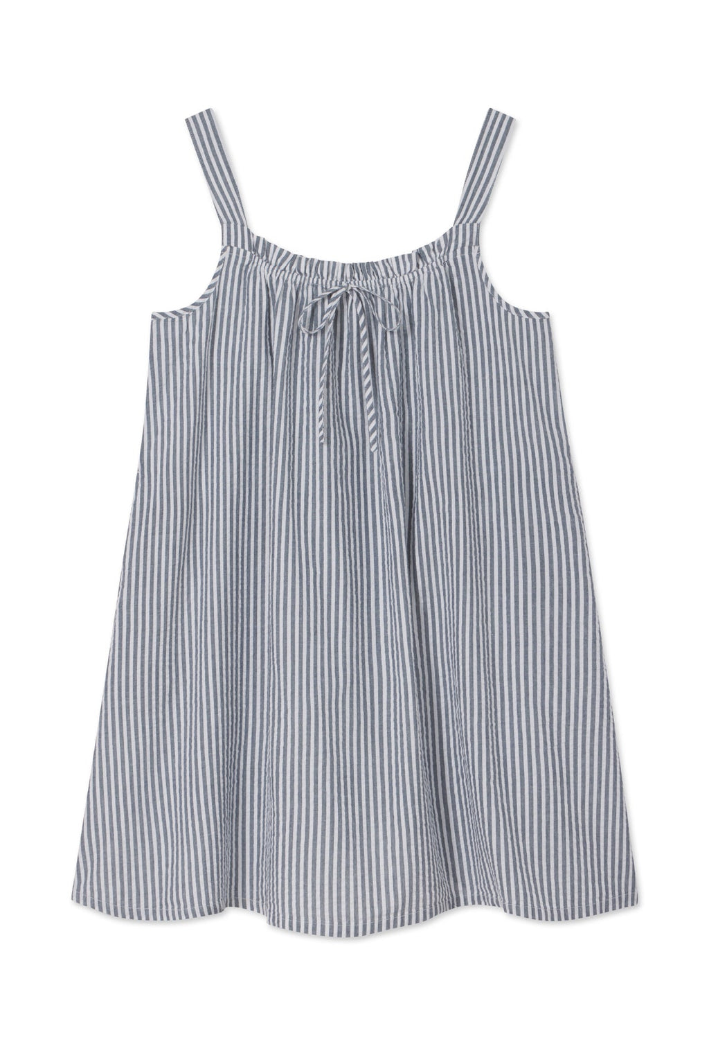 Alice Nightgown in Sea Depth Seersucker - Featured Image 5