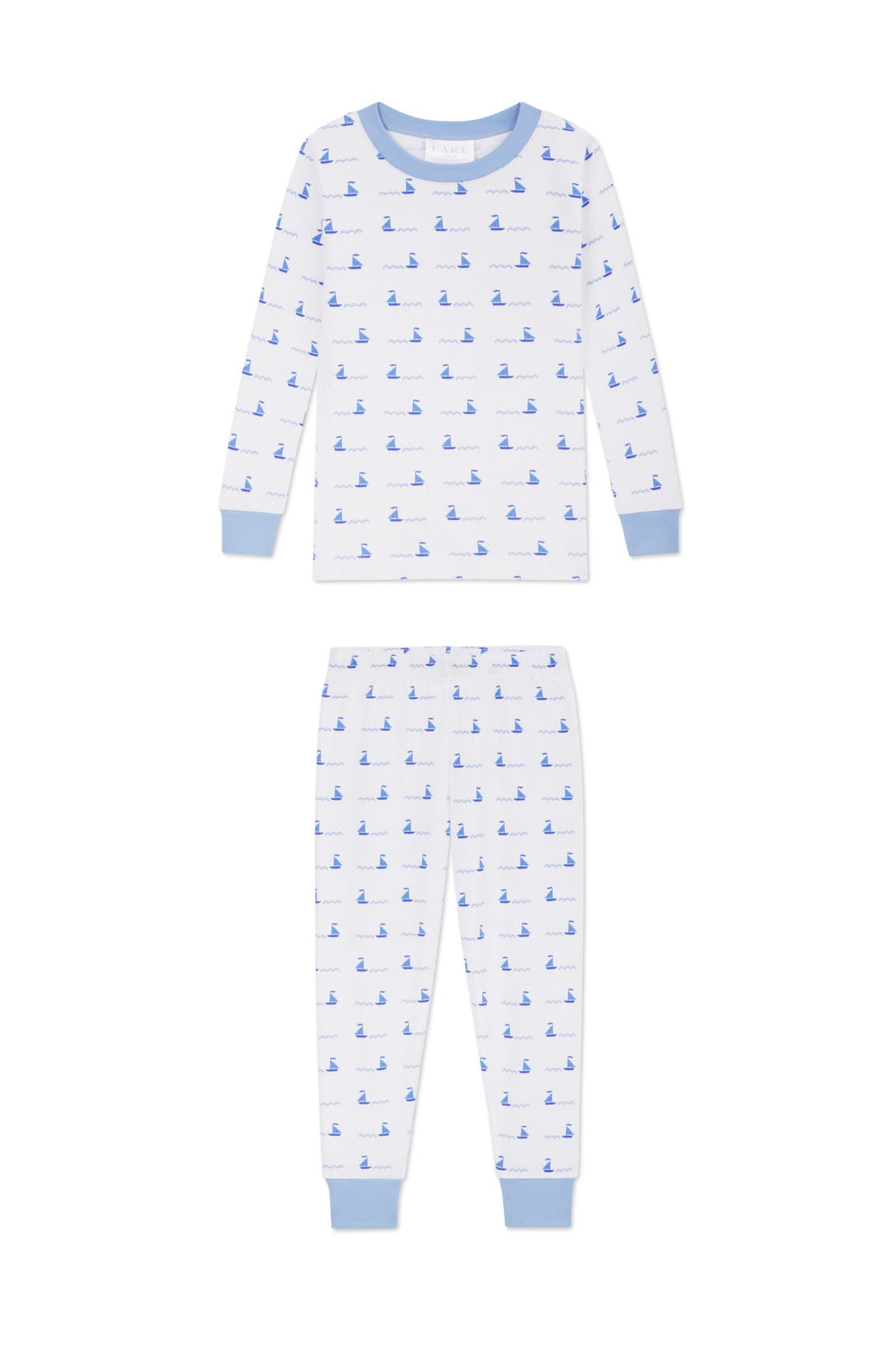 Kids Long-Long Set in Blue Multi Clipper Ship - Featured Image 4