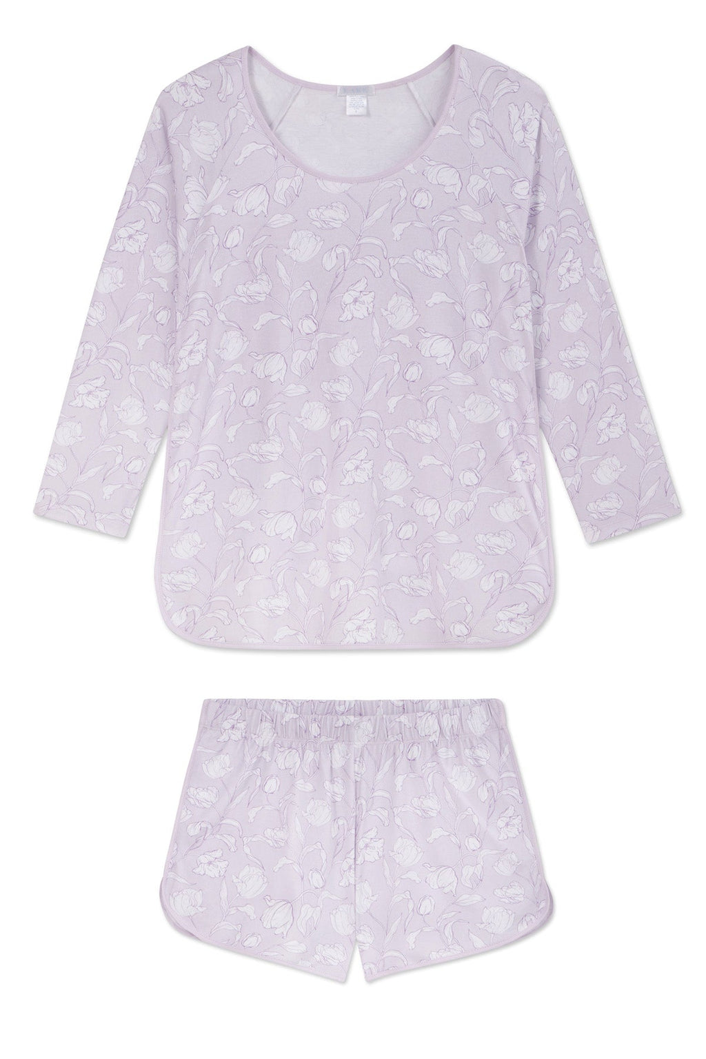 Pima Long-Short Set in Wildflower Vine Floral - Featured Image 5