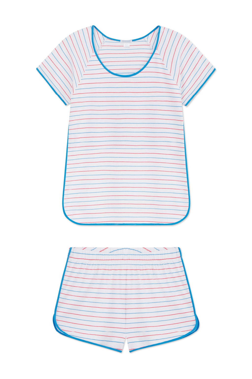 Pima Shorts Set in Ultramarine Nautical Stripe - Featured Image 5
