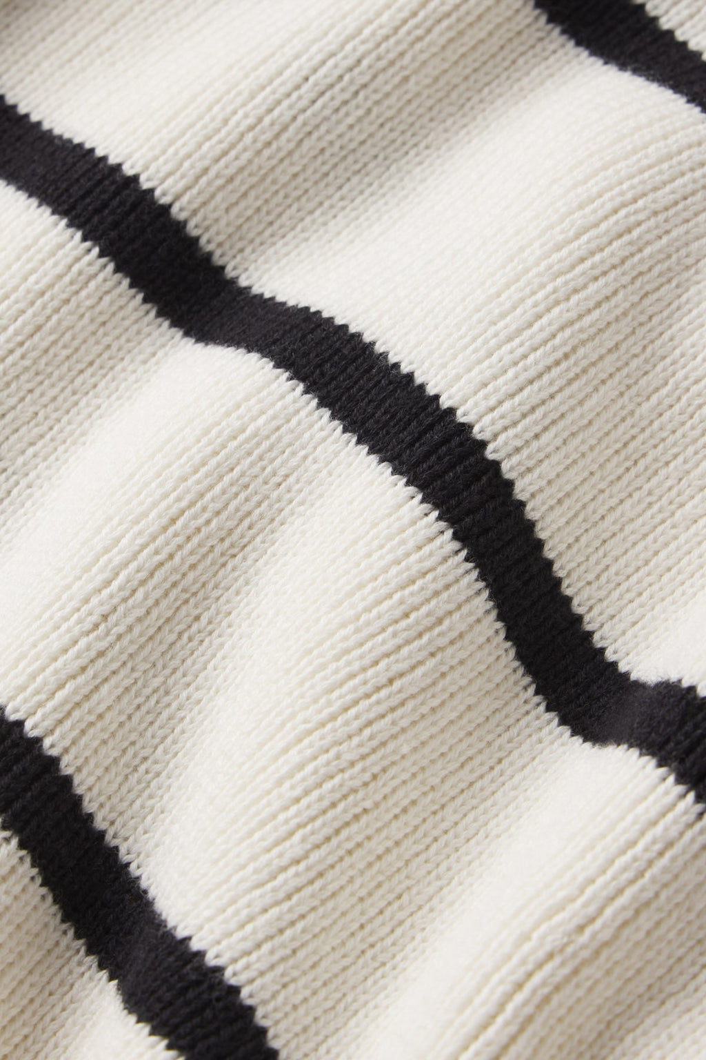 Madeline Sweater in Ivory Black Stripe - Main Image 5
