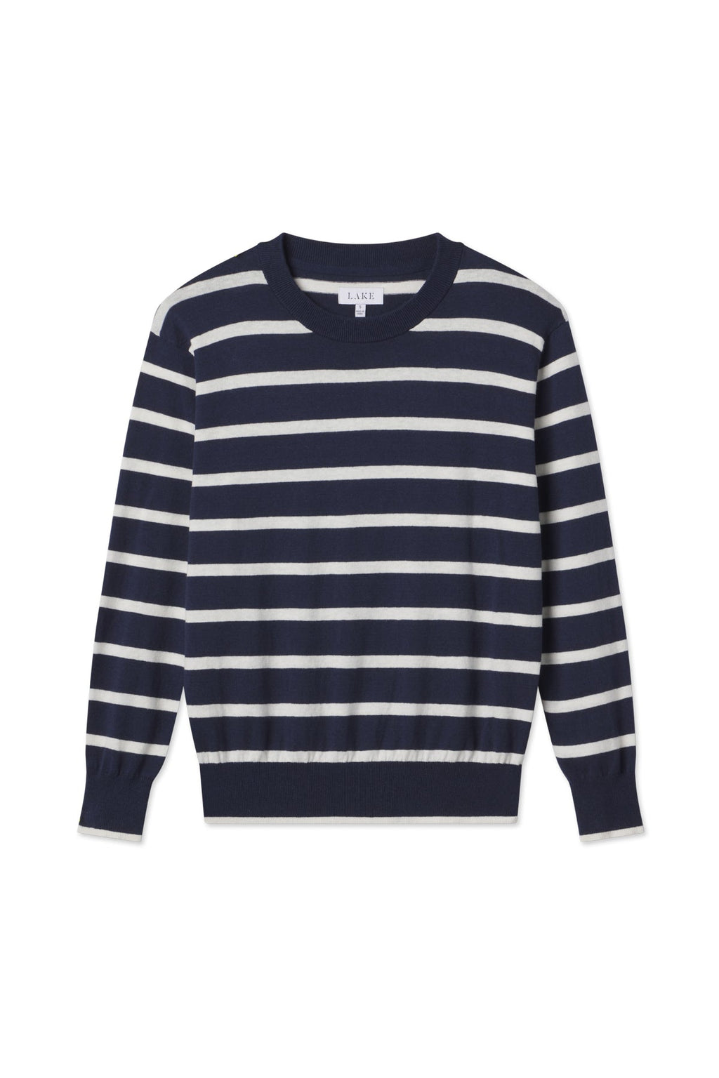 Evaline Sweater in Deep Navy Wharf Stripe - Featured Image 5