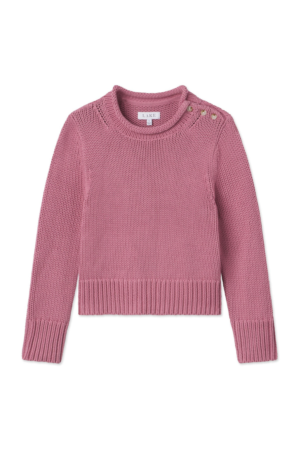 Jane Cotton Sweater in Light Camellia - Featured Image 4