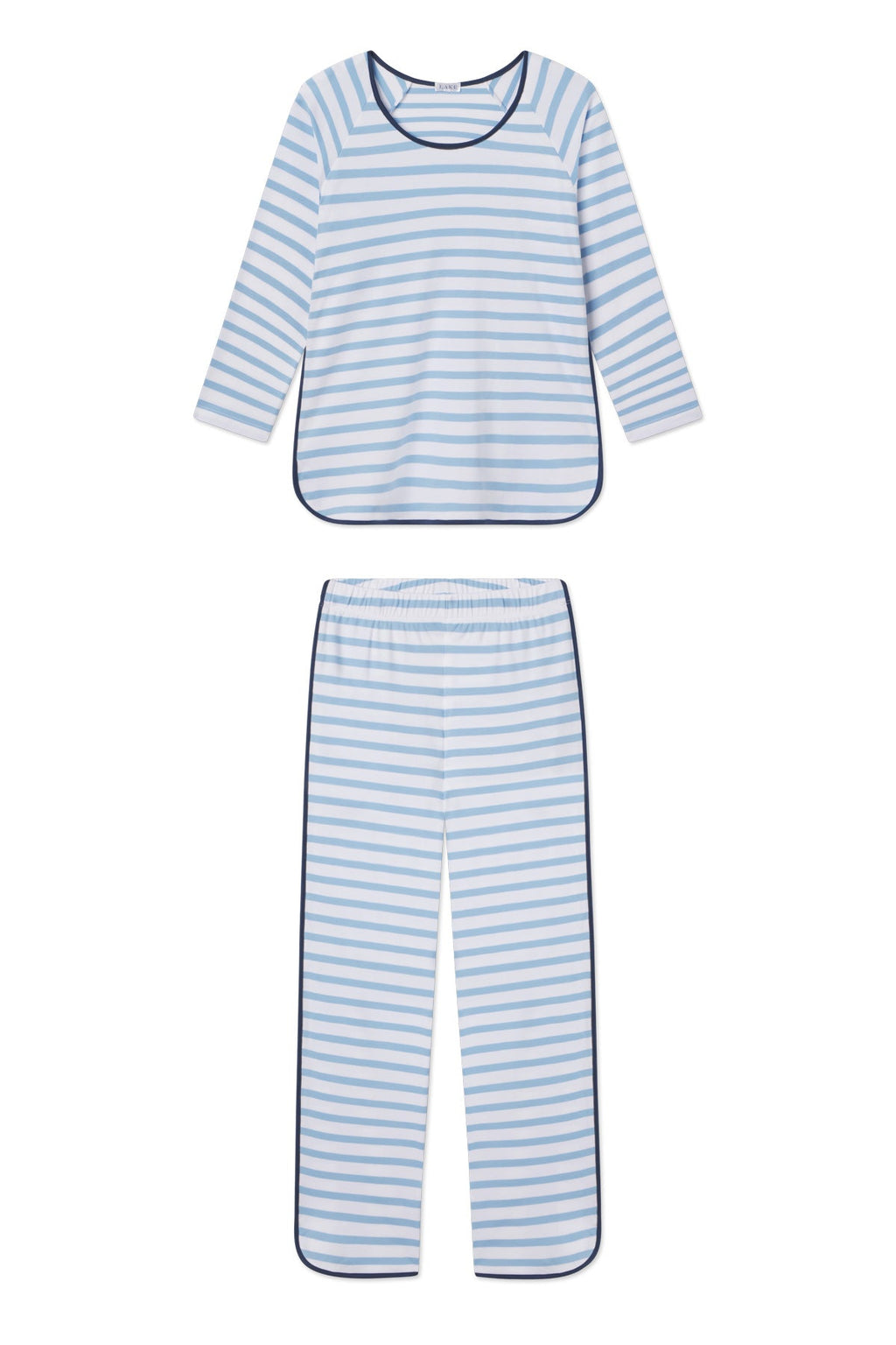 Pima Long-Long Set in Classic Blue - Featured Image 5