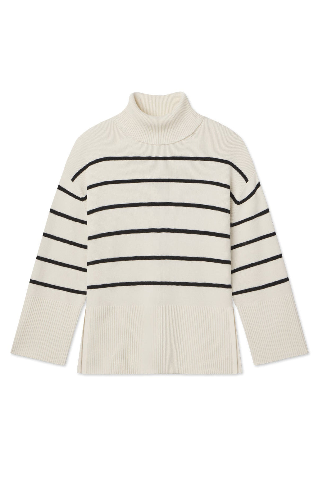 Madeline Sweater in Ivory Black Stripe - Featured Image 5