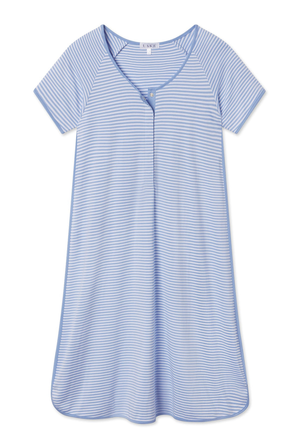 Pima Maternity Nightgown in Hydrangea - Featured Image 4