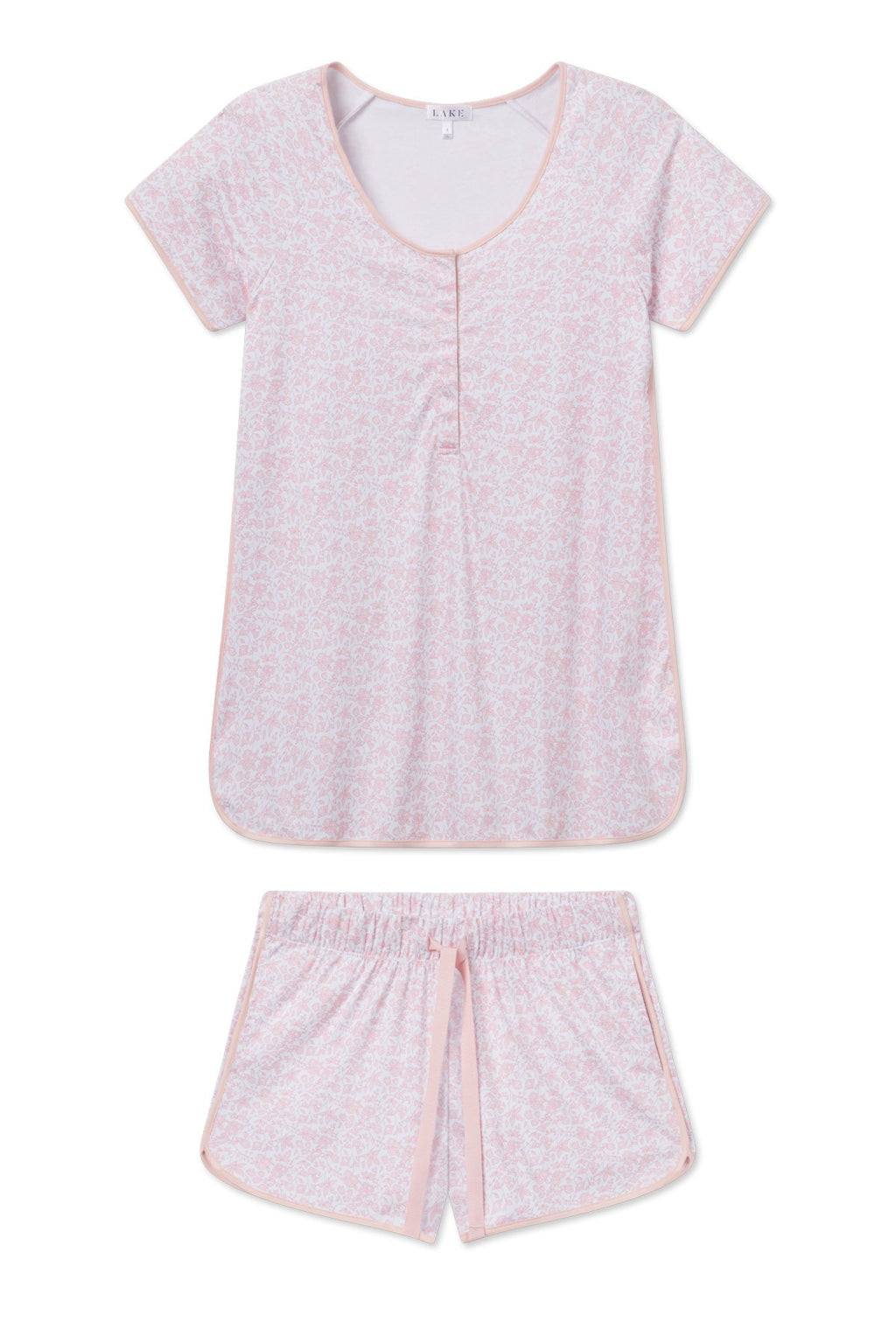 Pima Maternity Shorts Set in English Rose Garden Floral - Featured Image 4