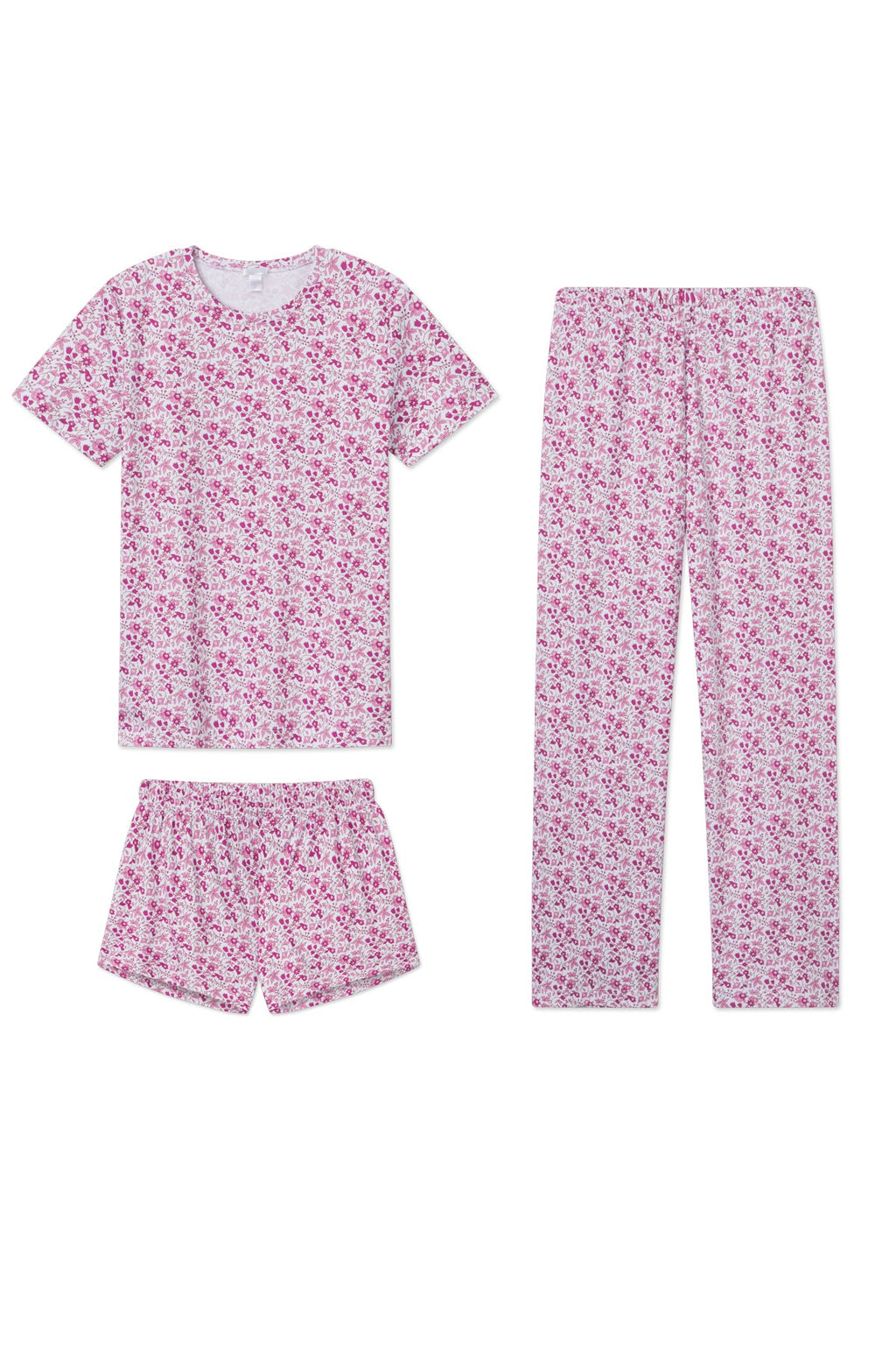 Pima Crew Bundle in Dahlia Garden Floral - Featured Image 5