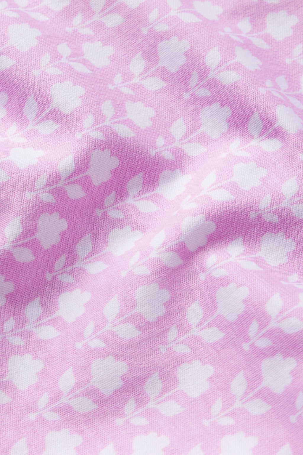 Pima Ruffle Shorts Set in Foxglove Inverse Bloom - Main Image 3