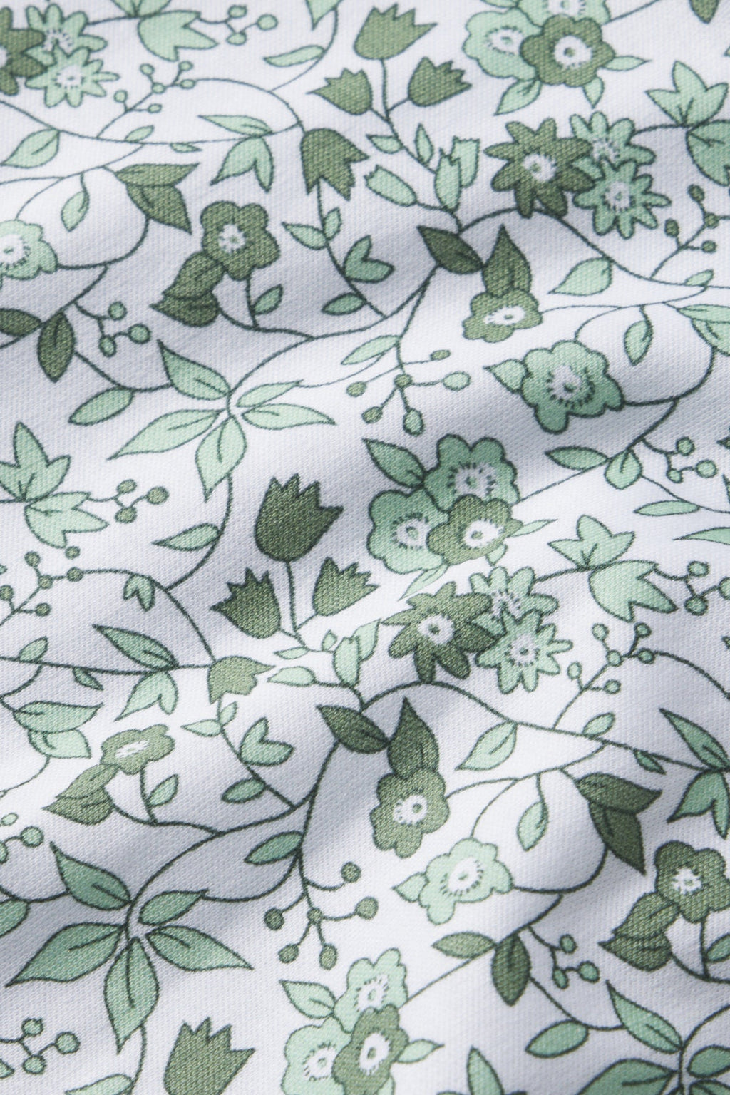 Pima Crew Short-Long Set in Topiary Garden Floral - Main Image 5