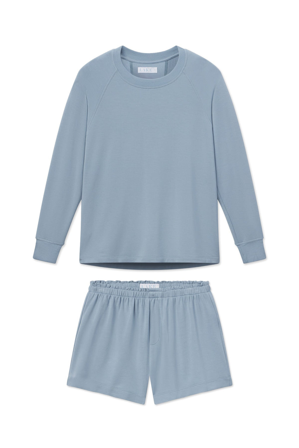 Relax Shorts Set in Dusty Blue - Featured Image 4
