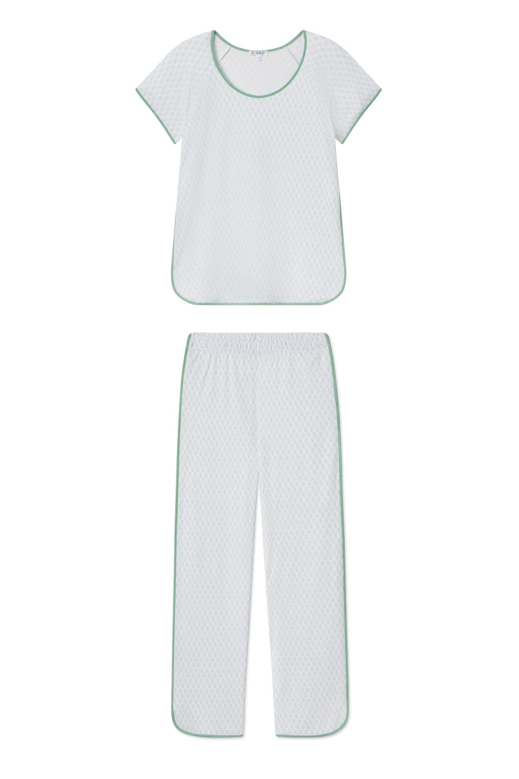 Pima Short-Long Set in Boxwood Blockprint - Featured Image 5