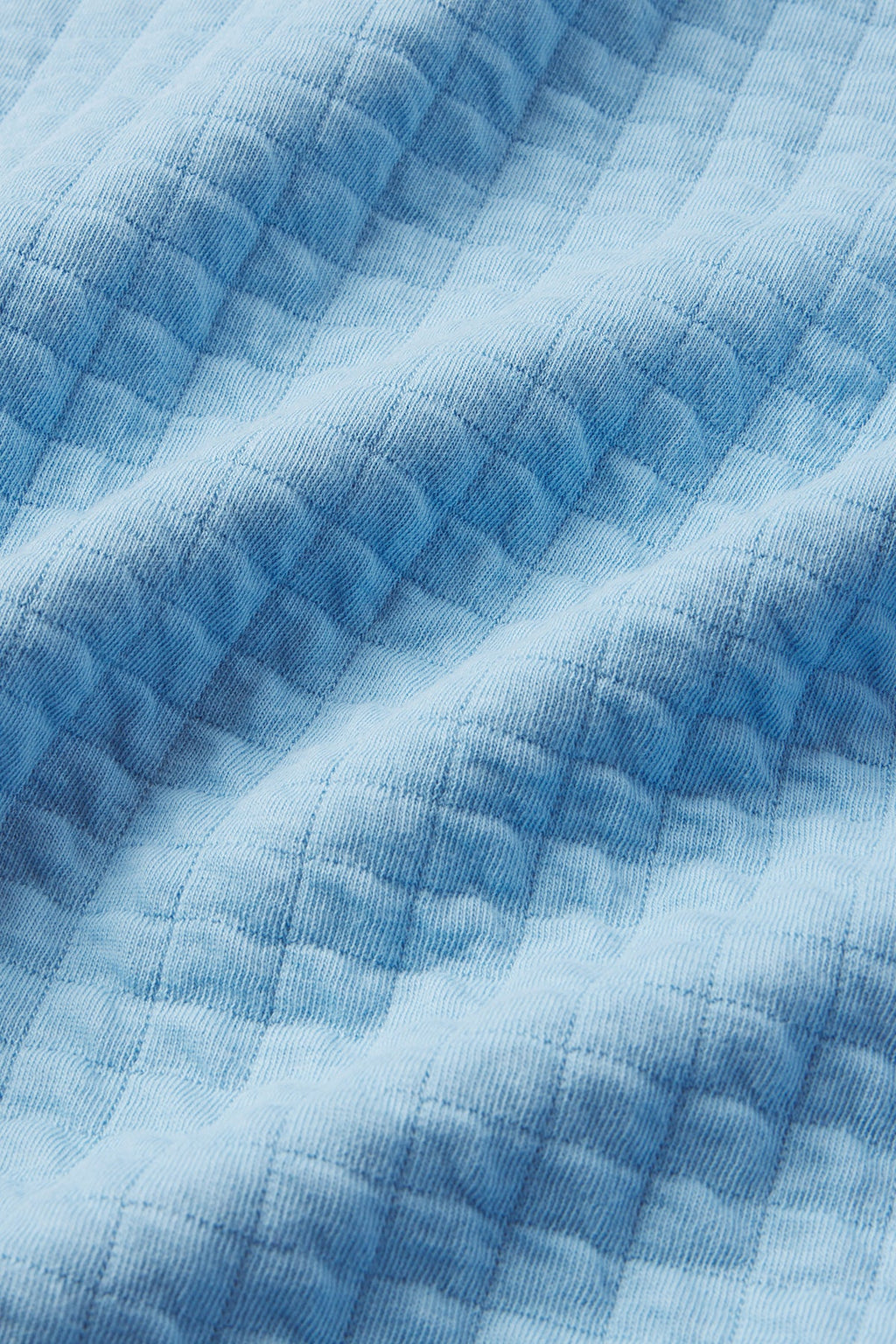 Jacquard Spa Robe in Serene Blue - Main Image 5