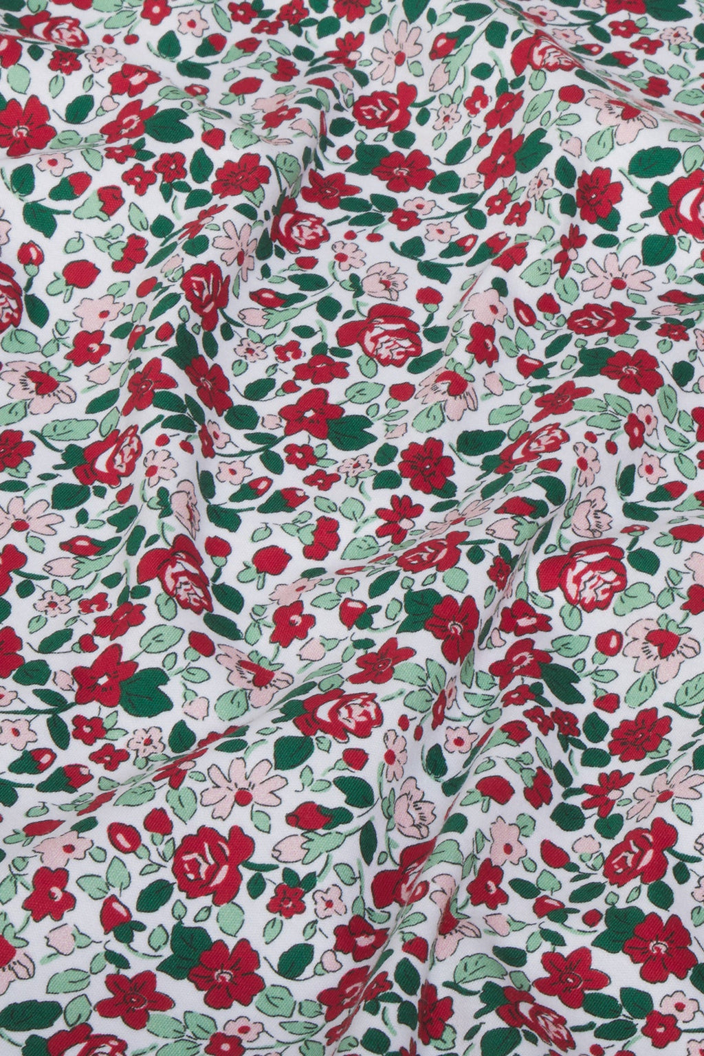 Pima Nightgown in Classic Red Elizabeth Floral - Main Image 4