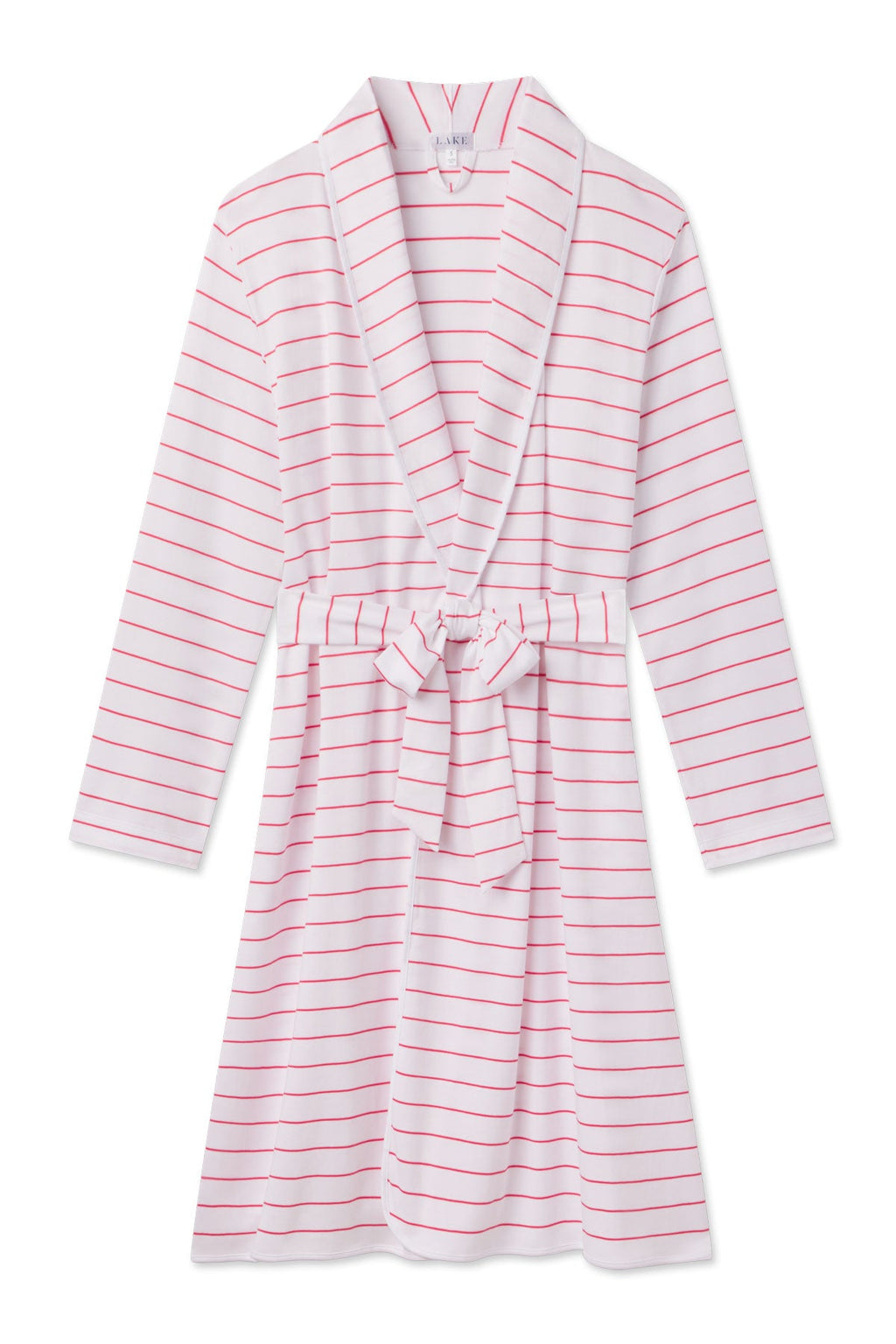 Pima Robe in Geranium Boating Stripe - Featured Image 4
