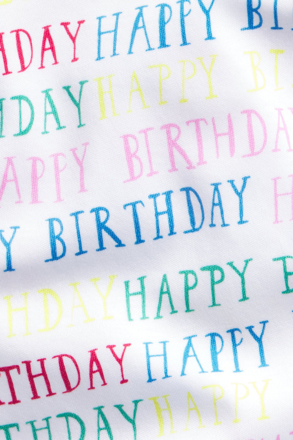 Kids Long-Long Set in Happy Birthday - Main Image 4