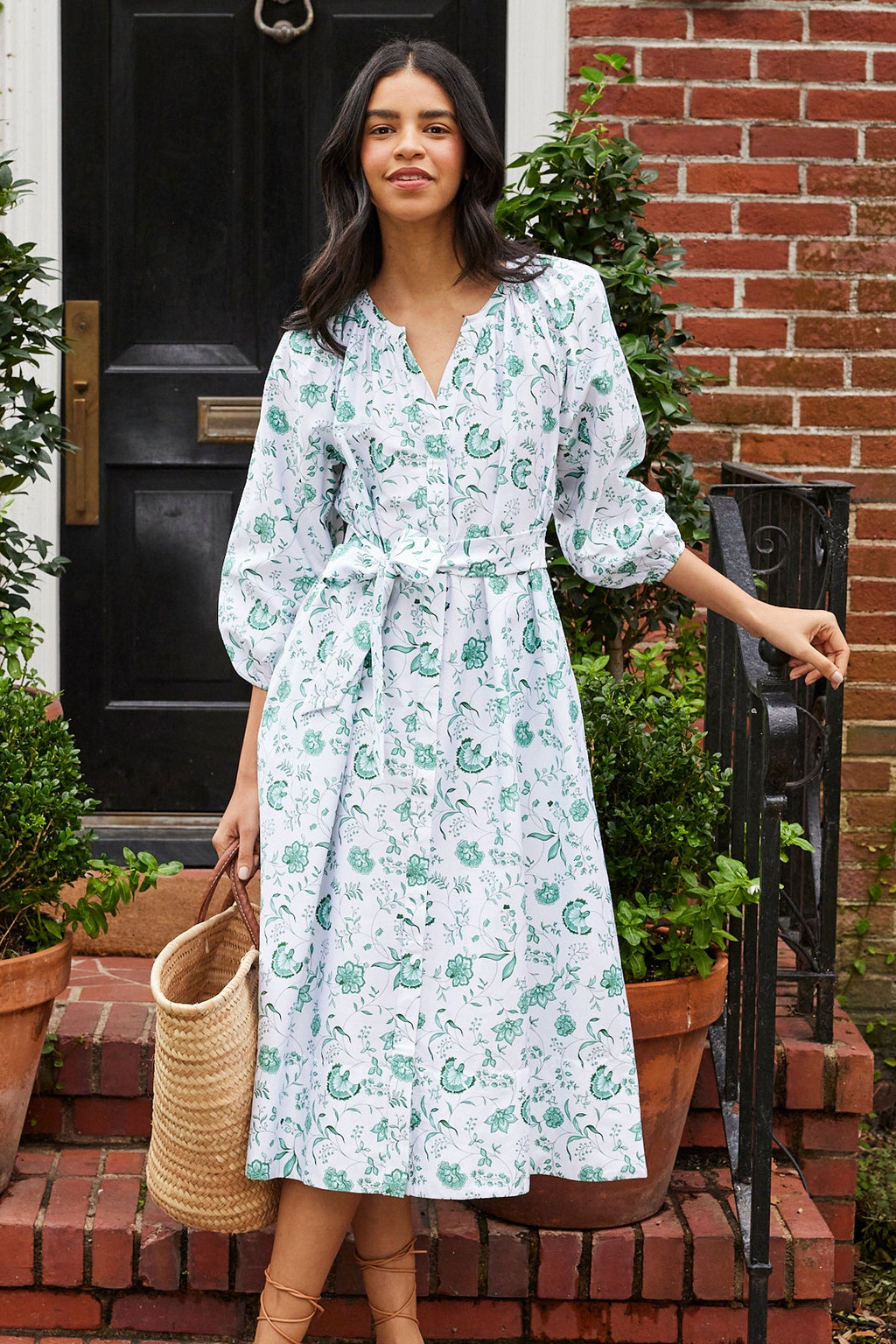 Brunch Dress in Meadow Vines - Main Image 1