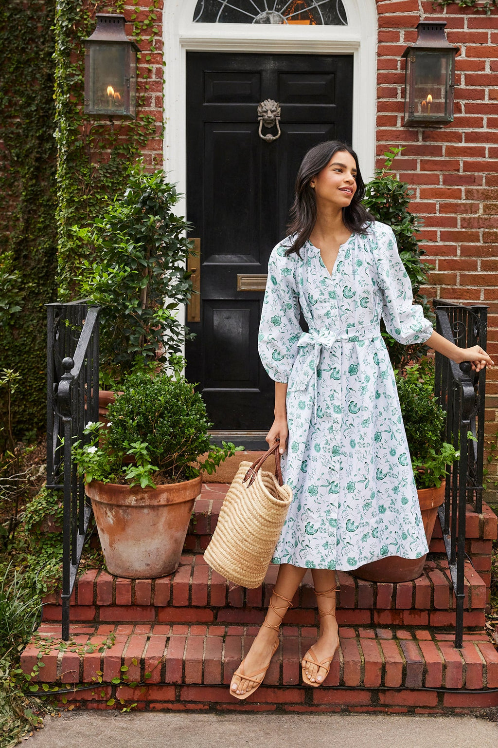 Brunch Dress in Meadow Vines - Main Image 3