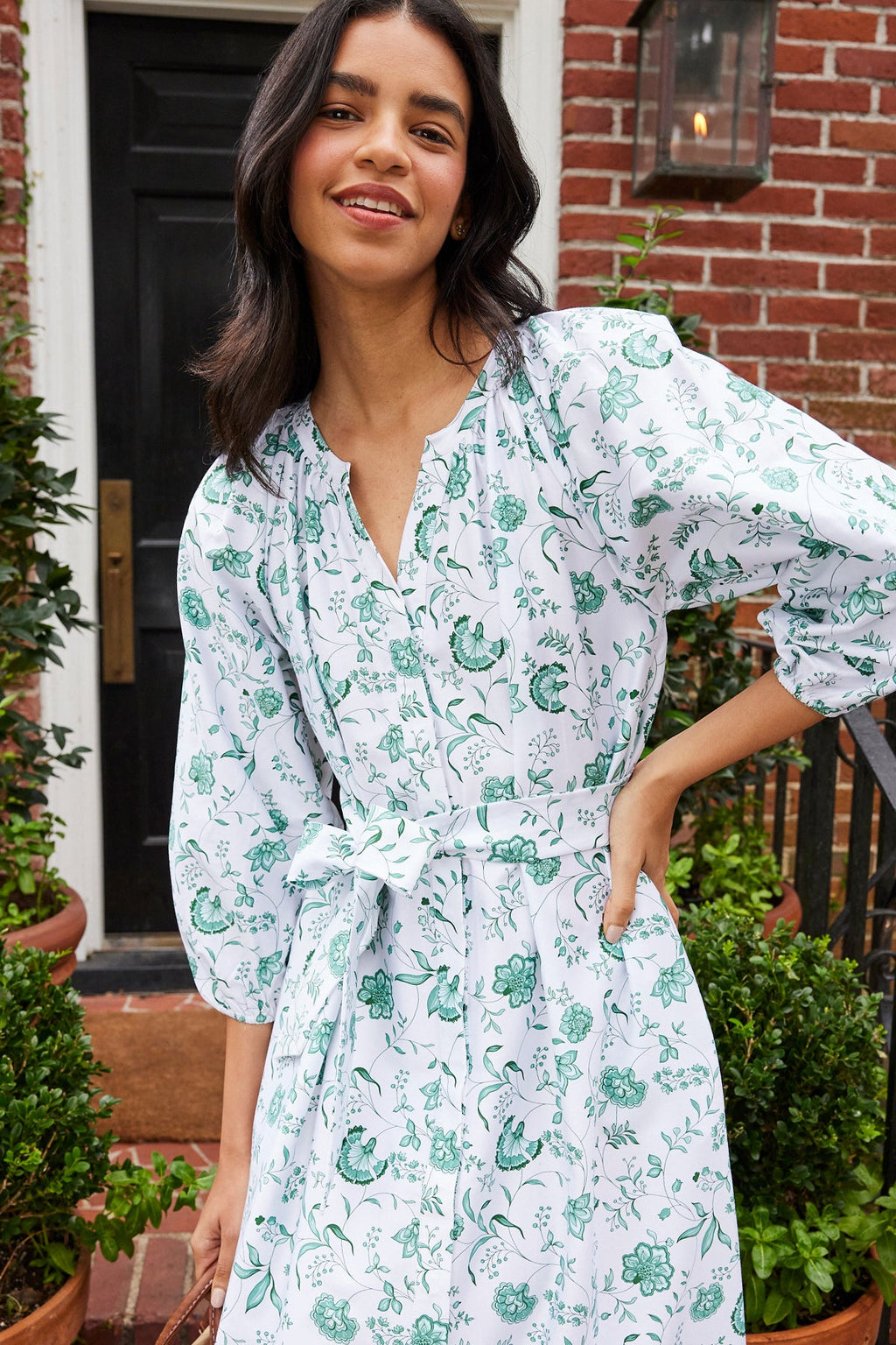 Brunch Dress in Meadow Vines - Main Image 2