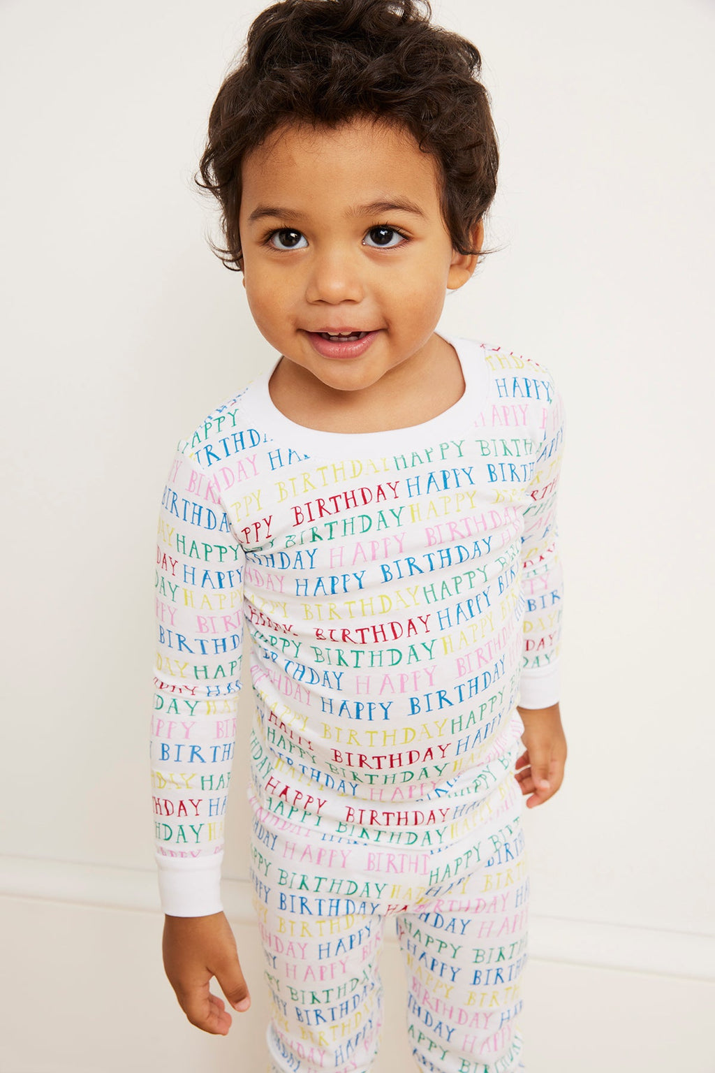 Kids Long-Long Set in Happy Birthday - Main Image 1