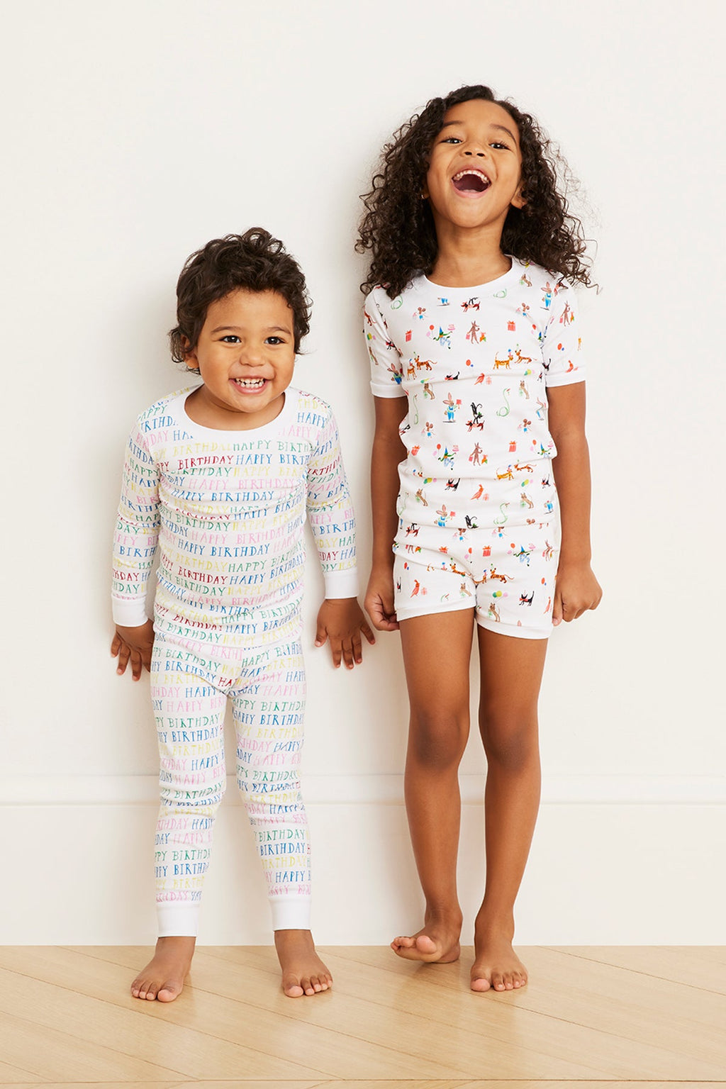 Kids Long-Long Set in Happy Birthday - Main Image 3