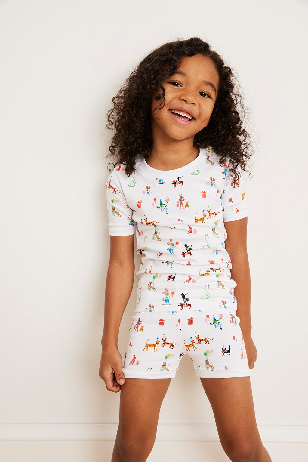 Kids Shorts Set in Birthday Party - Main Image 1