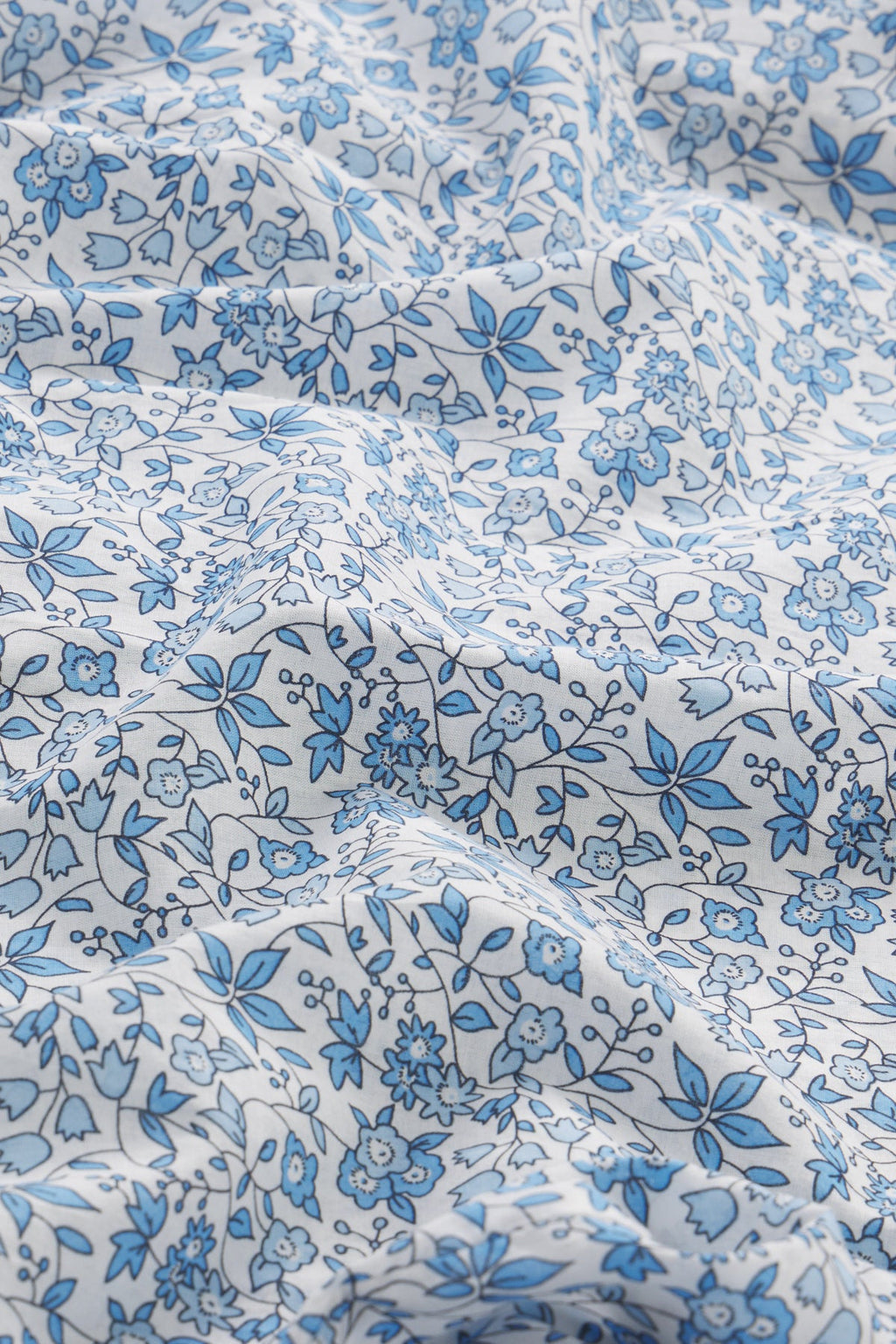 Eloise Tiered Dress in Delft Blue Garden Floral - Main Image 4