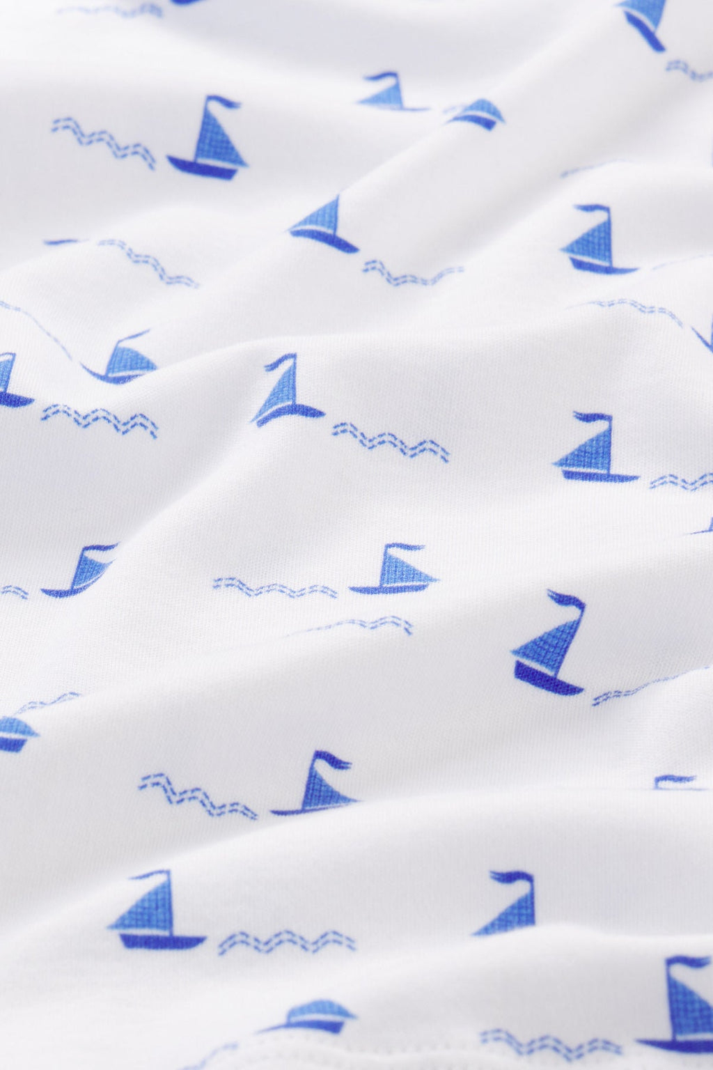 Kids Long-Long Set in Blue Multi Clipper Ship - Main Image 4