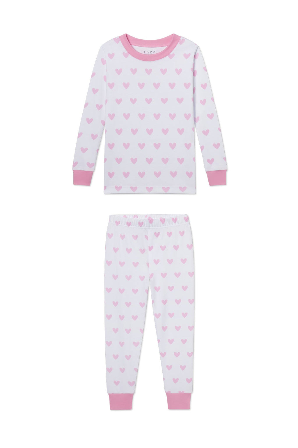Kids Long-Long Set in Darling Pink Heart - Featured Image 3