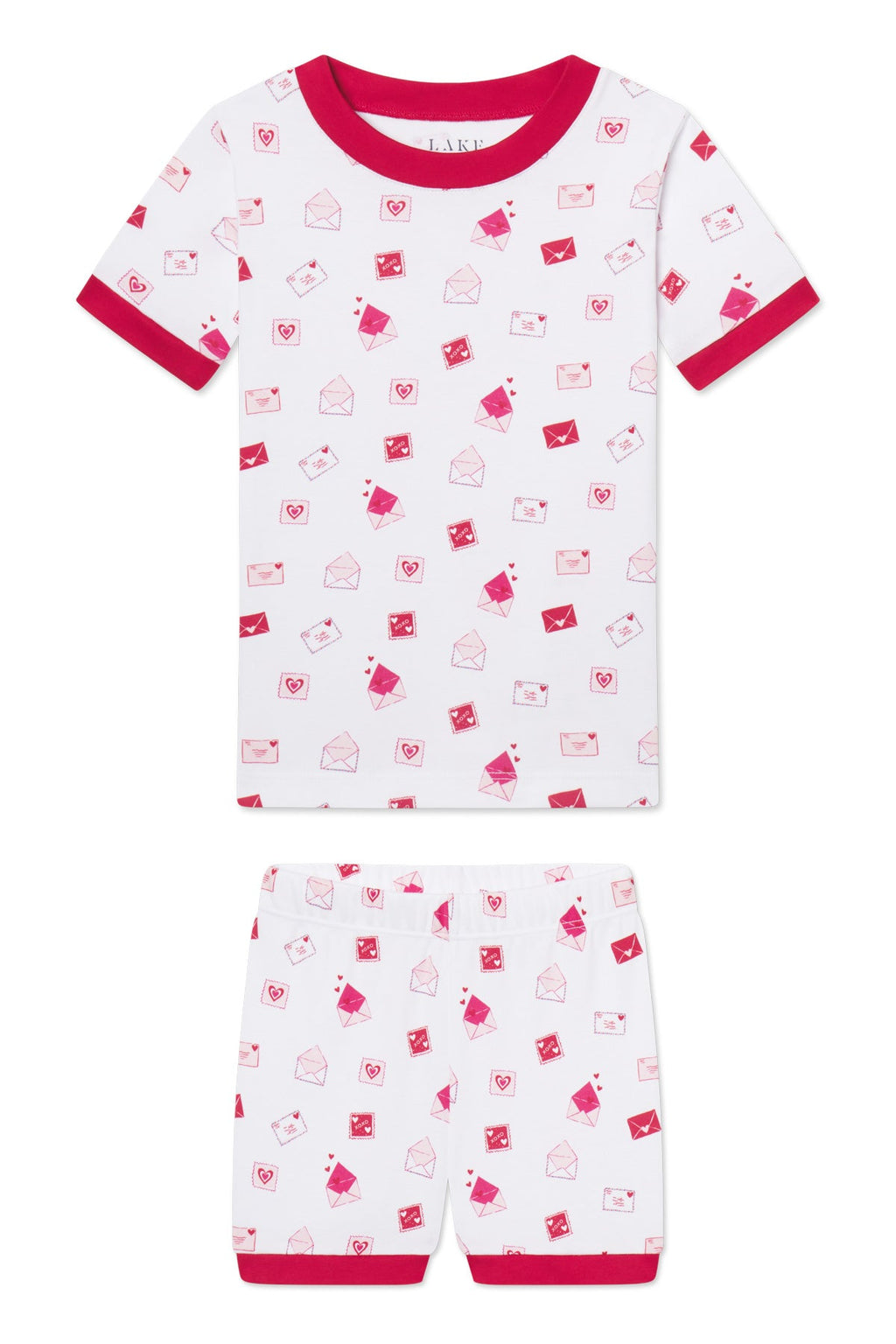Kids Shorts Set in Love Letters - Featured Image 3