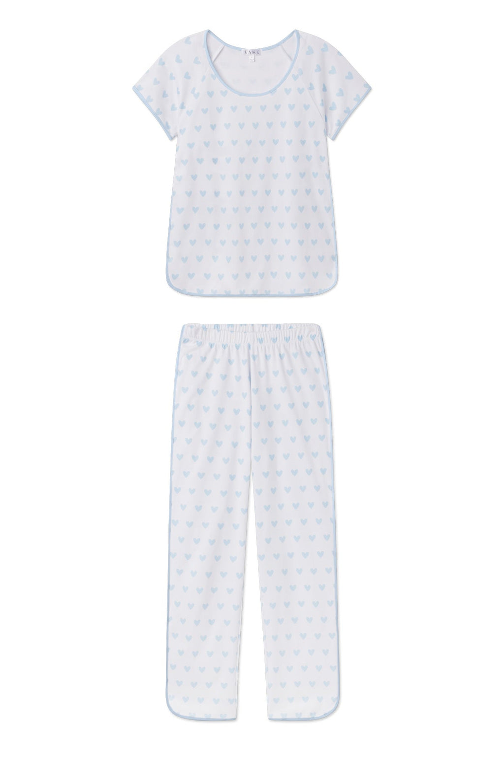 Pima Short-Long Set in French Blue Heart - Featured Image 5