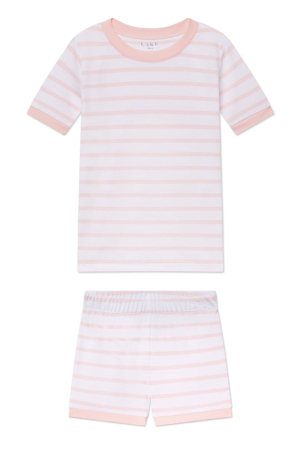 Kids Shorts Set in English Rose Triple Stripe - Featured Image 3