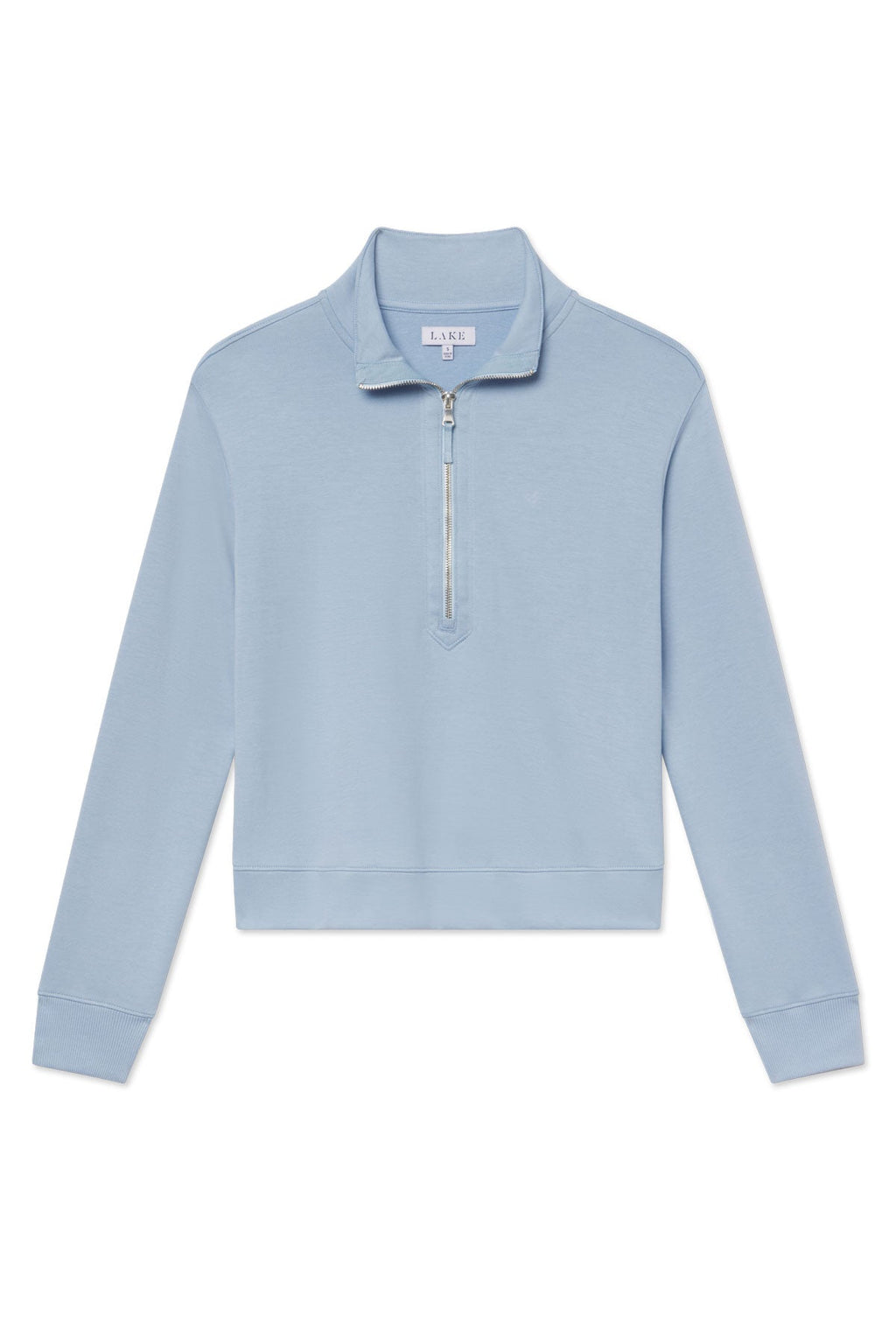 Leisure Quarter Zip in Morning Blue - Featured Image 5
