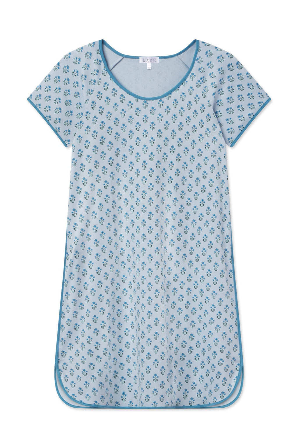 Pima Nightgown in Polar Posy - Featured Image 4