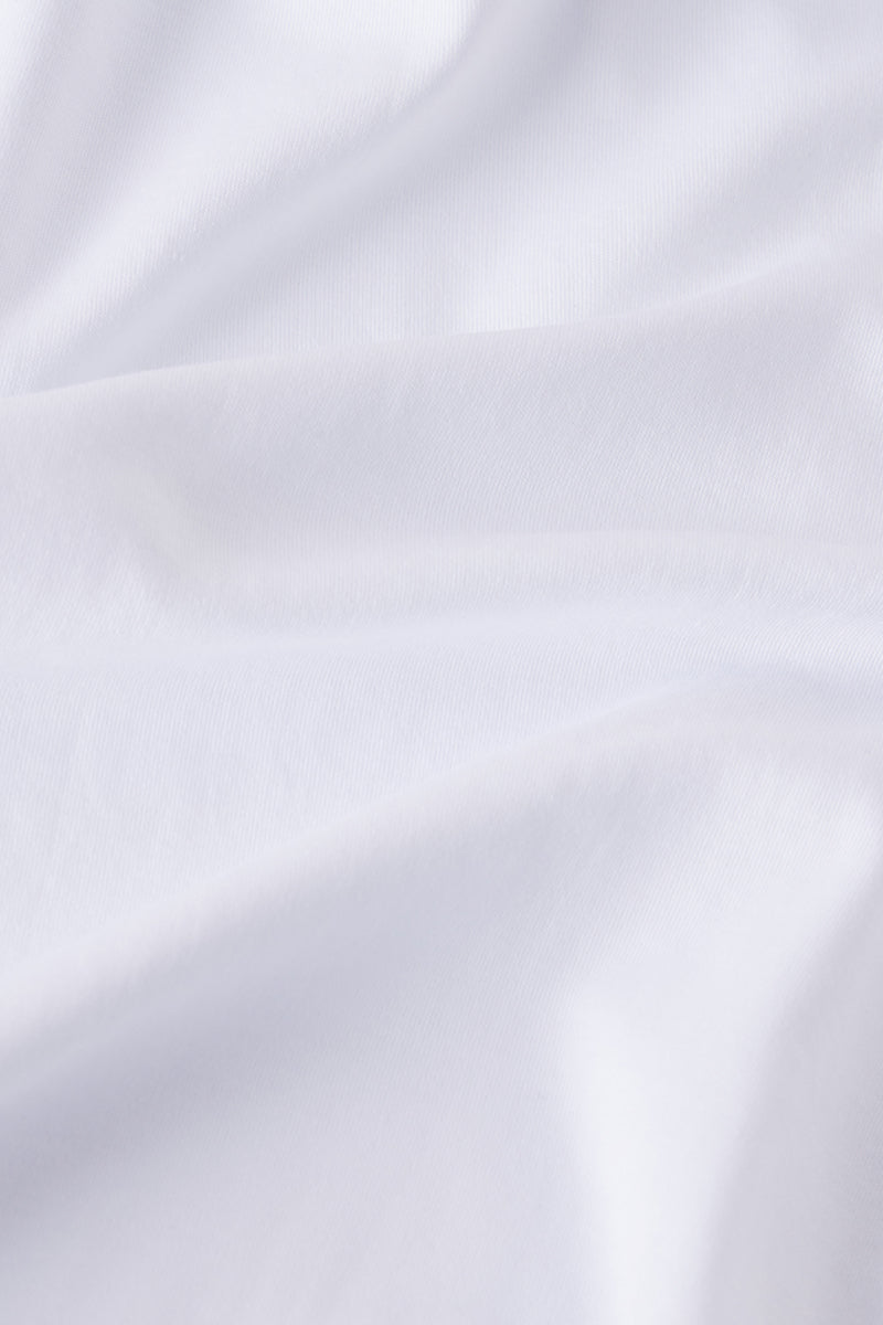 Pima Ruffle Nightgown in White - Main Image 5