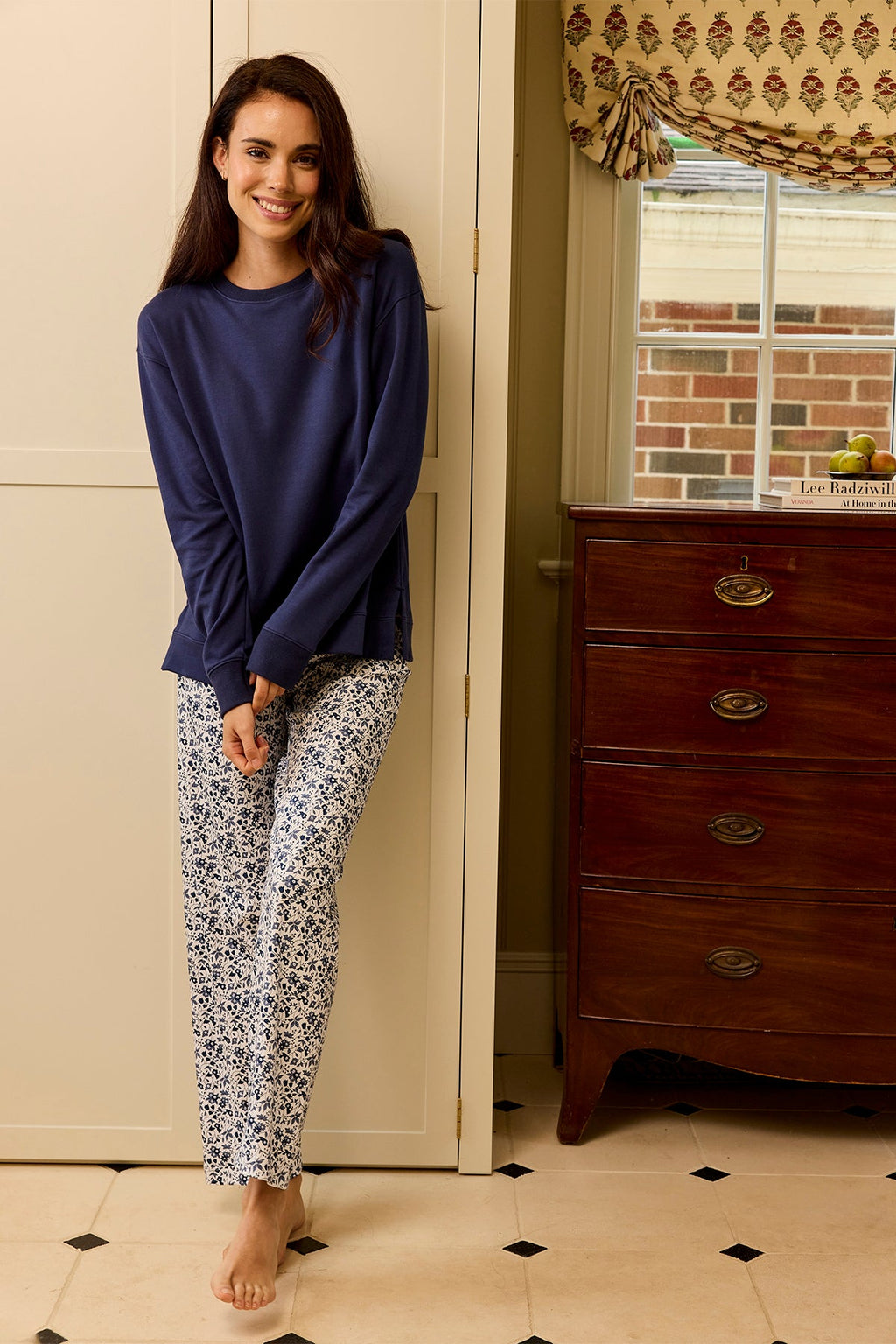 At Ease Tunic in English Navy - Main Image 1