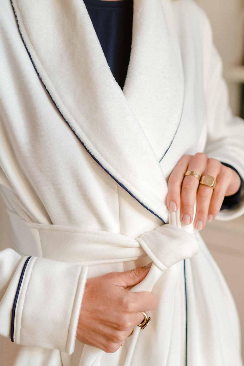 Cozy Robe in Navy - Main Image 3