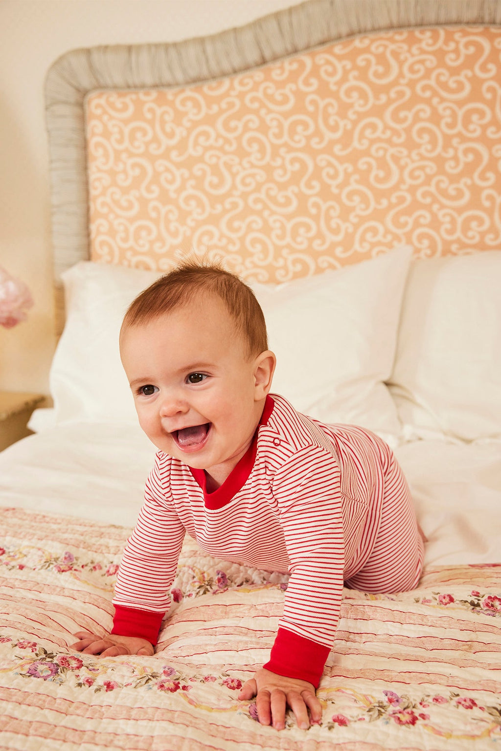 Baby Long-Long Set in Classic Red - Main Image 2